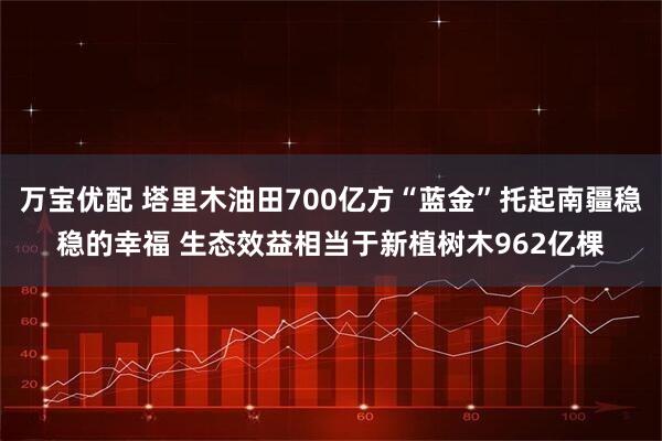 万宝优配 塔里木油田700亿方“蓝金”托起南疆稳稳的幸福 生态效益相当于新植树木962亿棵