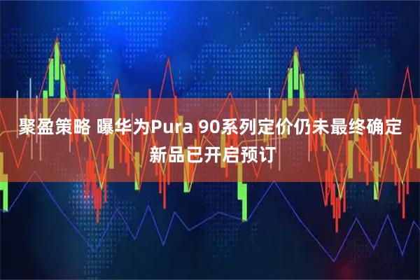 聚盈策略 曝华为Pura 90系列定价仍未最终确定 新品已开启预订